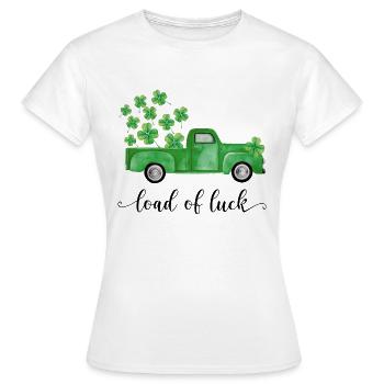 Bonne Saint-Patrick Saint Patrick Irlande Irlandais - T-shirt Femme - blanc - Devant - AI Model Female 172 dark (172cm)