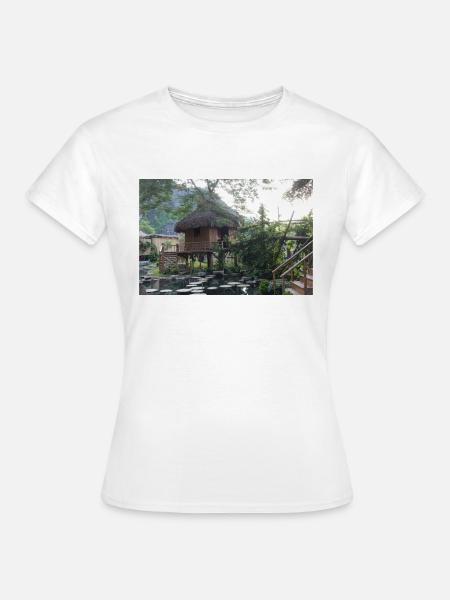 Dorf in Vietnam - Frauen T-Shirt - Weiß