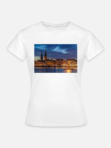 Binnenalster - Frauen T-Shirt - Weiß