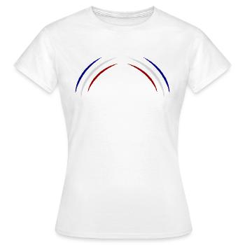 krallen france - Frauen T-Shirt - Weiß - Vorne - AI Model Female 172 dark (172cm)