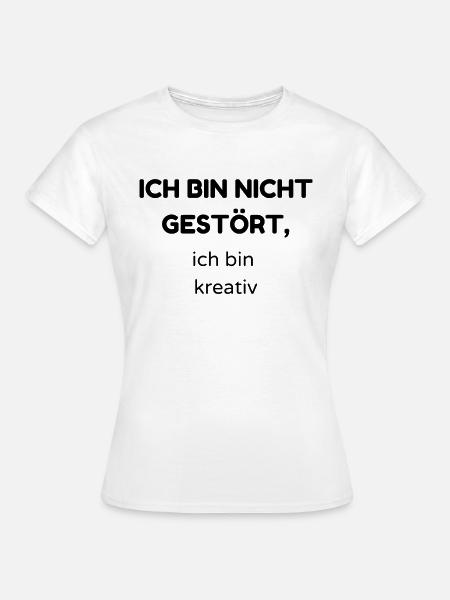 gestört - Frauen T-Shirt - Weiß