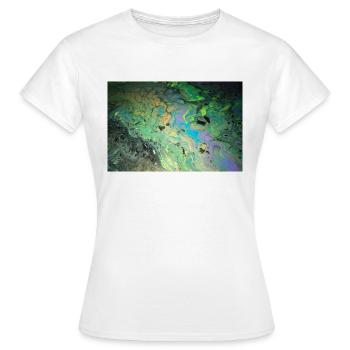 Polluted Sea - Women's T-Shirt - white - Front - AI Model Female 172 dark (172cm)