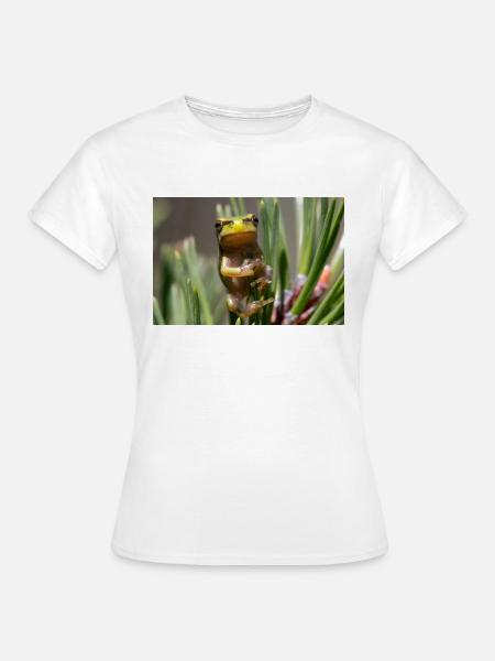 Laubfrosch - Frauen T-Shirt - Weiß