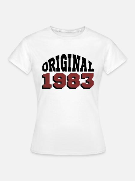 Original 1983 - Frauen T-Shirt - Weiß
