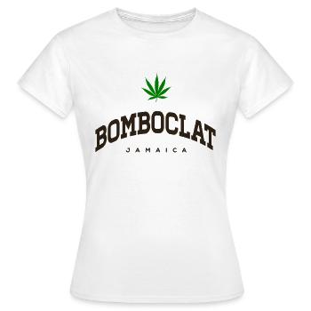 Bomboclat Leaf - Women's T-Shirt - white - Front - AI Model Female 172 dark (172cm)