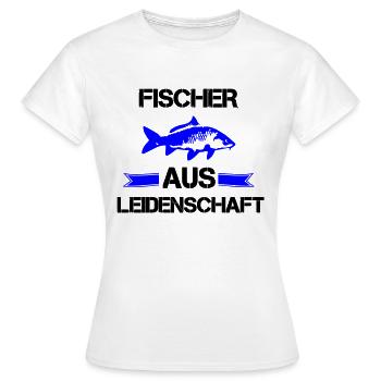 Des pêcheurs passionnés - T-shirt Femme - blanc - Devant - AI Model Female 172 dark (172cm)