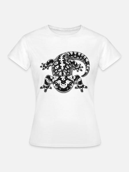 Feuersalamander - Frauen T-Shirt - Weiß