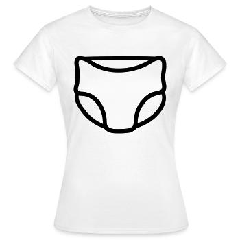 Schicht - Frauen T-Shirt - Weiß - Vorne - AI Model Female 172 dark (172cm)