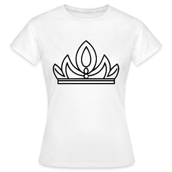 Diadem - Frauen T-Shirt - Weiß - Vorne - AI Model Female 172 dark (172cm)