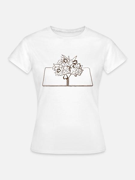 Schreiben stärkt - Frauen T-Shirt - Weiß