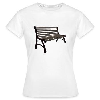 Banque - T-shirt Femme - blanc - Devant - AI Model Female 172 dark (172cm)