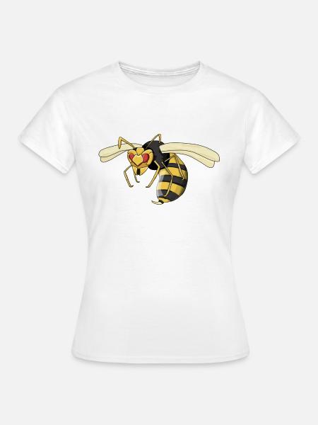 guêpe - T-shirt Femme - blanc