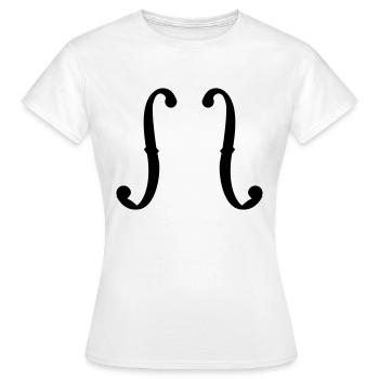 Bass - T-shirt Femme - blanc - Devant - AI Model Female 172 dark (172cm)