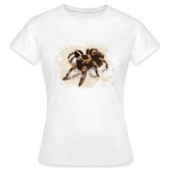 Tarentule araignée - T-shirt Femme - blanc - Devant - AI Model Female 172 dark (172cm)