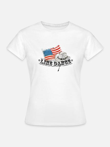 linedance - Frauen T-Shirt - Weiß