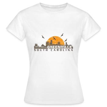 Greenville en Caroline du Sud - T-shirt Femme - blanc - Devant - AI Model Female 172 dark (172cm)