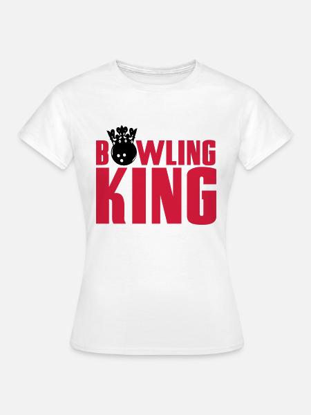 Bowling King - Frauen T-Shirt - Weiß