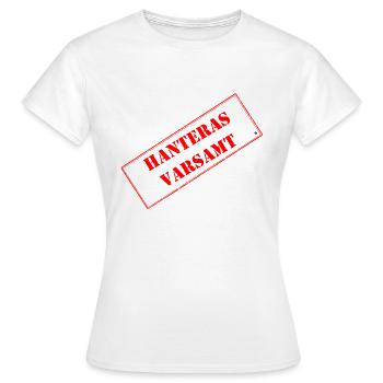Handle with Care - Women's T-Shirt - white - Front - AI Model Female 172 dark (172cm)