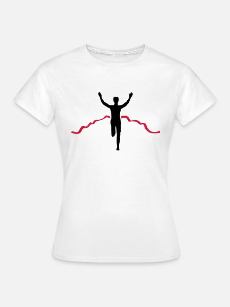 Jogger Ziel - Frauen T-Shirt - Weiß