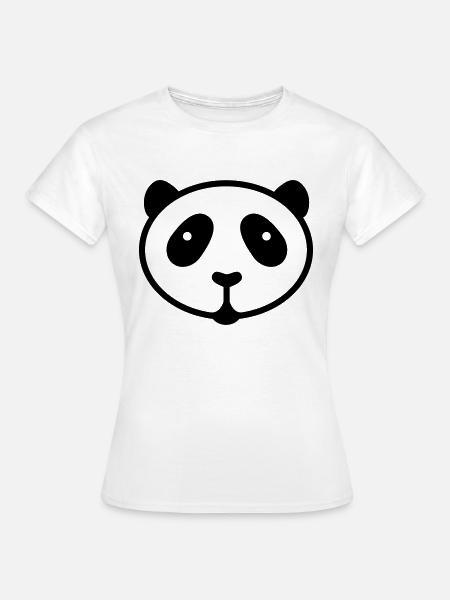 panda - Frauen T-Shirt - Weiß
