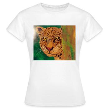 jaguar - T-shirt Femme - blanc - Devant - AI Model Female 172 dark (172cm)