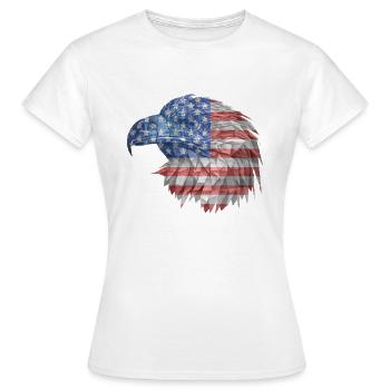 American Eagle - Frauen T-Shirt - Weiß - Vorne - AI Model Female 172 dark (172cm)