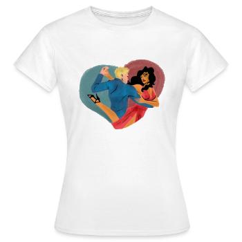 Tango 2 - Frauen T-Shirt - Weiß - Vorne - AI Model Female 172 dark (172cm)