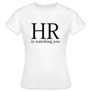 h te regarde - T-shirt Femme - blanc - Devant - AI Model Female 172 dark (172cm)