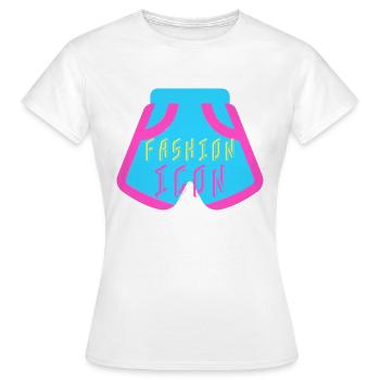 Fashion - Women's T-Shirt - white - Front - AI Model Female 172 dark (172cm)