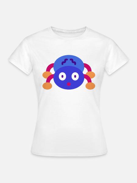 Spinne - Frauen T-Shirt - Weiß