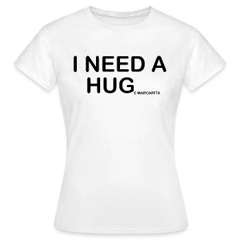 ICH BRAUCHE EINE RIESIGE MARGARITA - Frauen T-Shirt - Weiß - Vorne - AI Model Female 172 dark (172cm)
