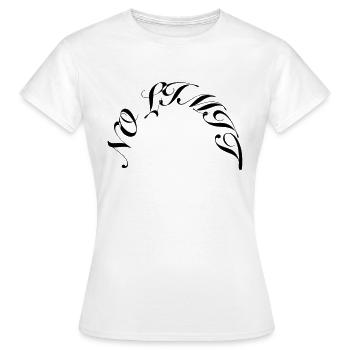 NO LIMIT - Frauen T-Shirt - Weiß - Vorne - AI Model Female 172 dark (172cm)