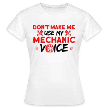 Car Mechanic Car Mechanic Gift - Women's T-Shirt - white - Front - AI Model Female 172 dark (172cm)