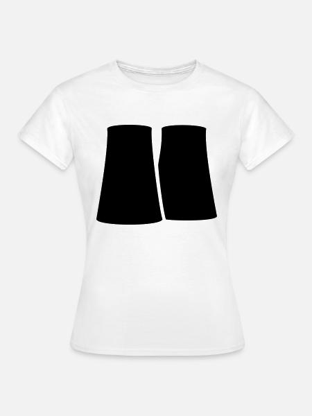 Centrale nucléaire (1c) - T-shirt Femme - blanc