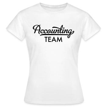Comptabilité - T-shirt Femme - blanc - Devant - AI Model Female 172 dark (172cm)