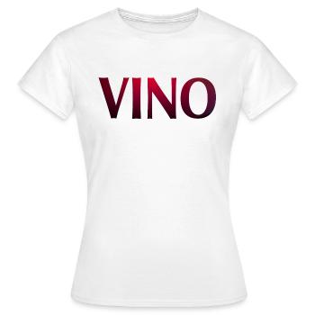 VINO - Frauen T-Shirt - Weiß - Vorne - AI Model Female 172 dark (172cm)