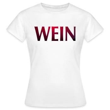 Wein - Frauen T-Shirt - Weiß - Vorne - AI Model Female 172 dark (172cm)