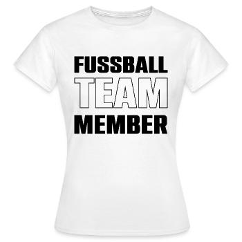 Équipe de football - T-shirt Femme - blanc - Devant - AI Model Female 172 dark (172cm)