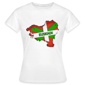 Baskenstadt Euskadi - Frauen T-Shirt - Weiß - Vorne - AI Model Female 172 dark (172cm)
