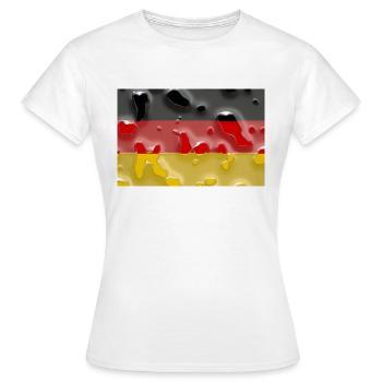 Allemagne - T-shirt Femme - blanc - Devant - AI Model Female 172 dark (172cm)