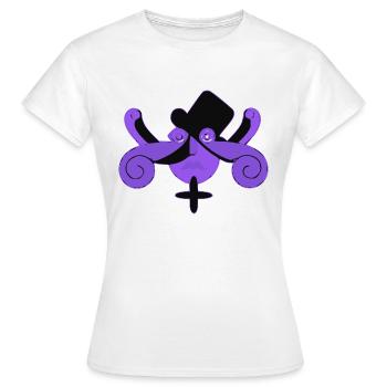 Mister Blok irréel - T-shirt Femme - blanc - Devant - AI Model Female 172 dark (172cm)