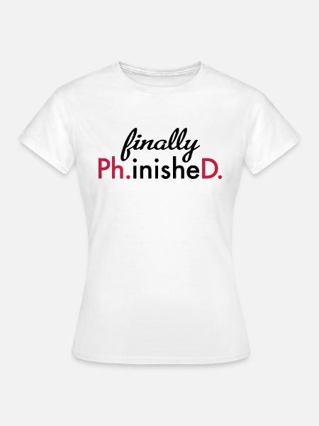 Phd - Women's T-Shirt - white