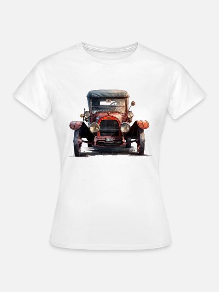 Die Faszination für Oldtimer - Frauen T-Shirt - Weiß