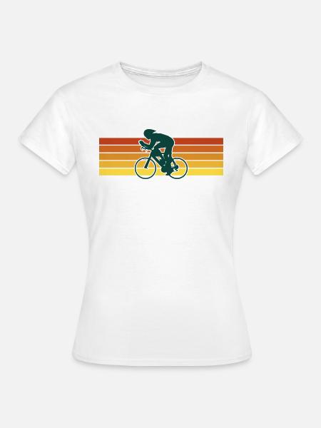 Fahrrad - Frauen T-Shirt - Weiß