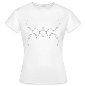 Random Techno - Women's T-Shirt - white - Front - AI Model Female 172 dark (172cm)