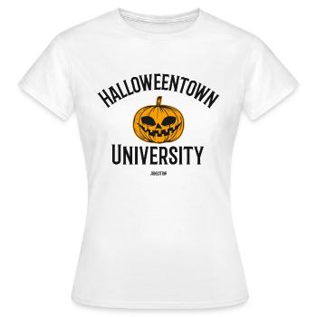 Halloweentown University - Frauen T-Shirt - Weiß - Vorne - AI Model Female 172 dark (172cm)