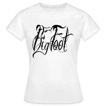 SASQUATCH - T-shirt Femme - blanc - Devant - AI Model Female 172 dark (172cm)