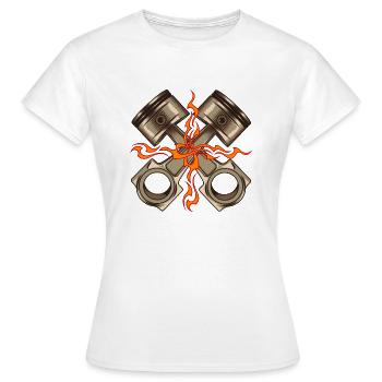 Geschwindigkeit - Frauen T-Shirt - Weiß - Vorne - AI Model Female 172 dark (172cm)