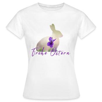 Pâques Joyeuses Pâques - T-shirt Femme - blanc - Devant - AI Model Female 172 dark (172cm)