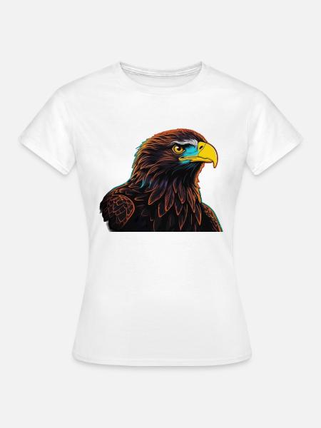 Majestic Gaze - Frauen T-Shirt - Weiß